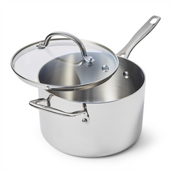 Sur La Table Signature Stainless Steel Saucepan Excellent saucepan