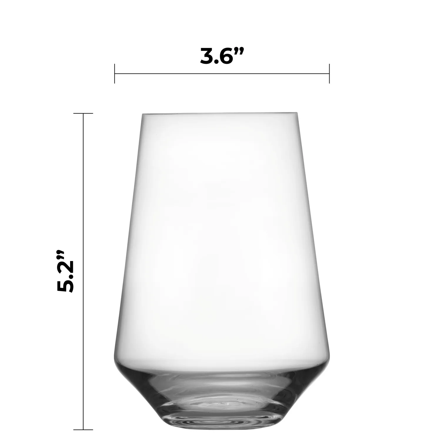 Schott Zwiesel Pure Stemless White Wine Glasses