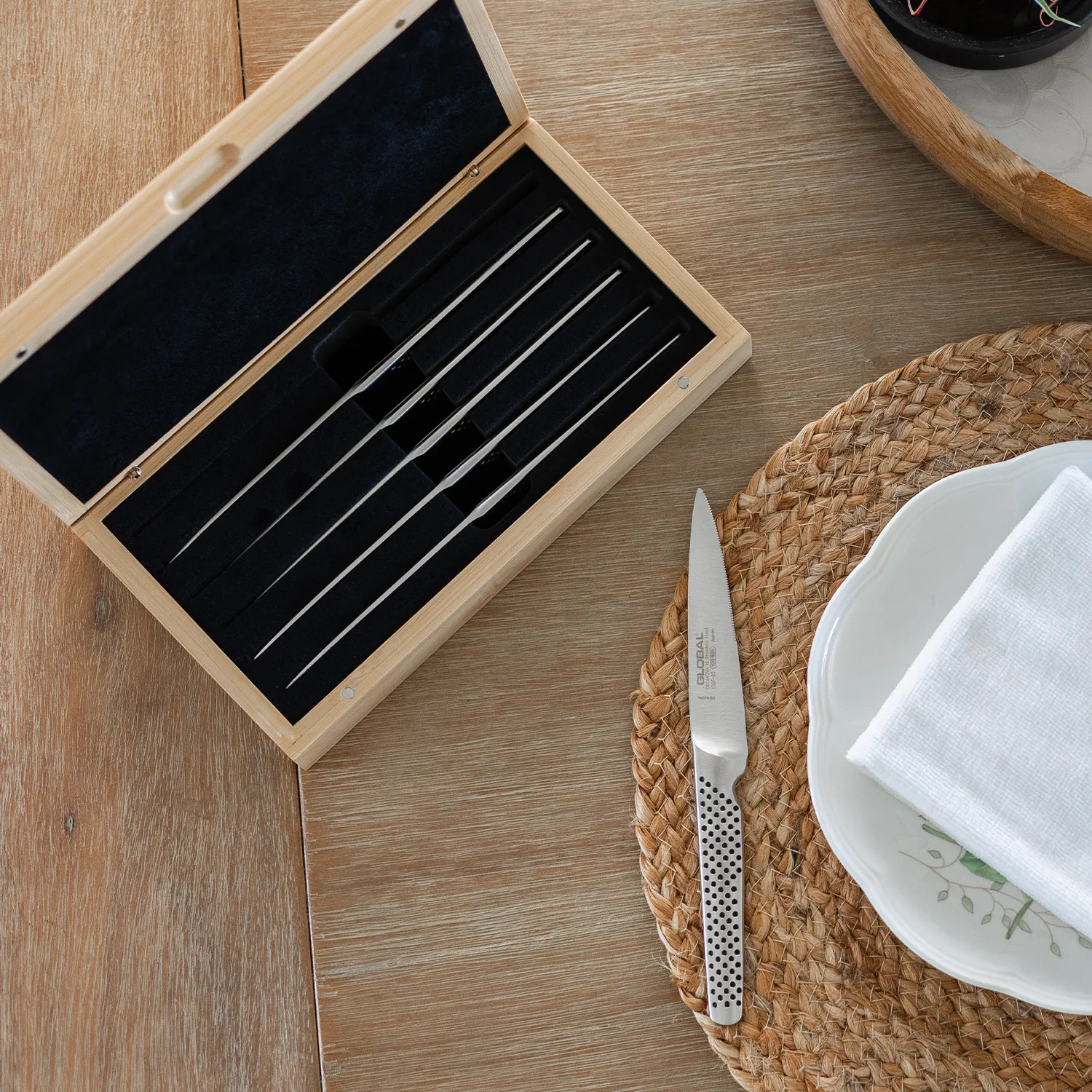 Global Classic 6-Piece Steak Knife Set