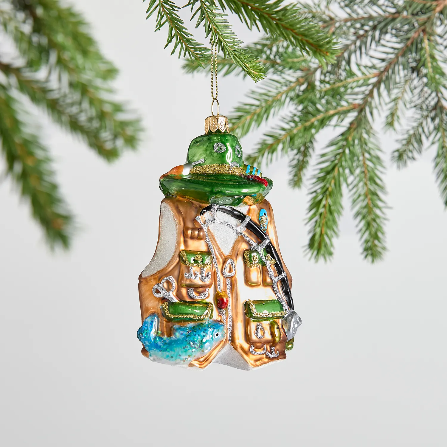 Sur La Table Fishing Vest Ornament