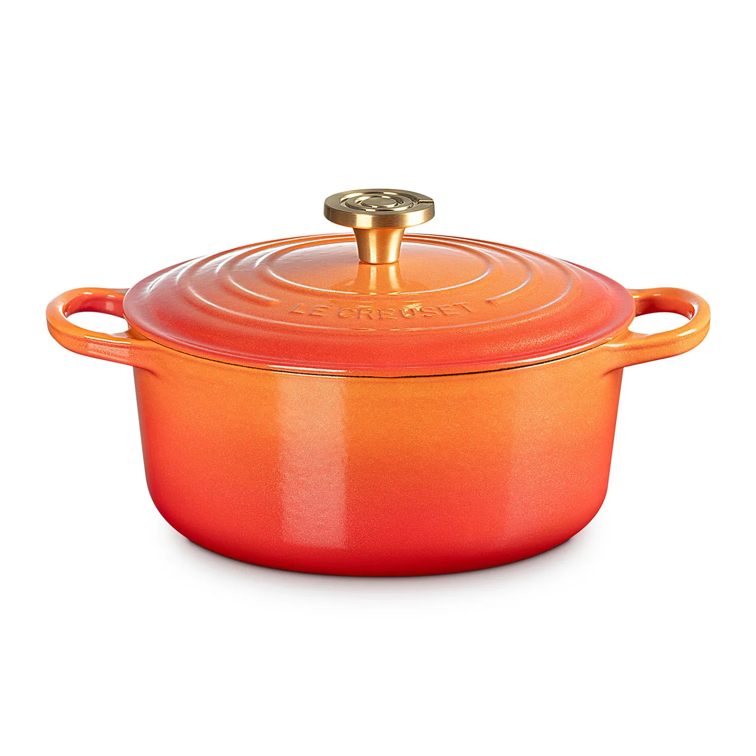 Le Creuset Signature Flamme Dorée Dutch Oven, 4.5 qt.
