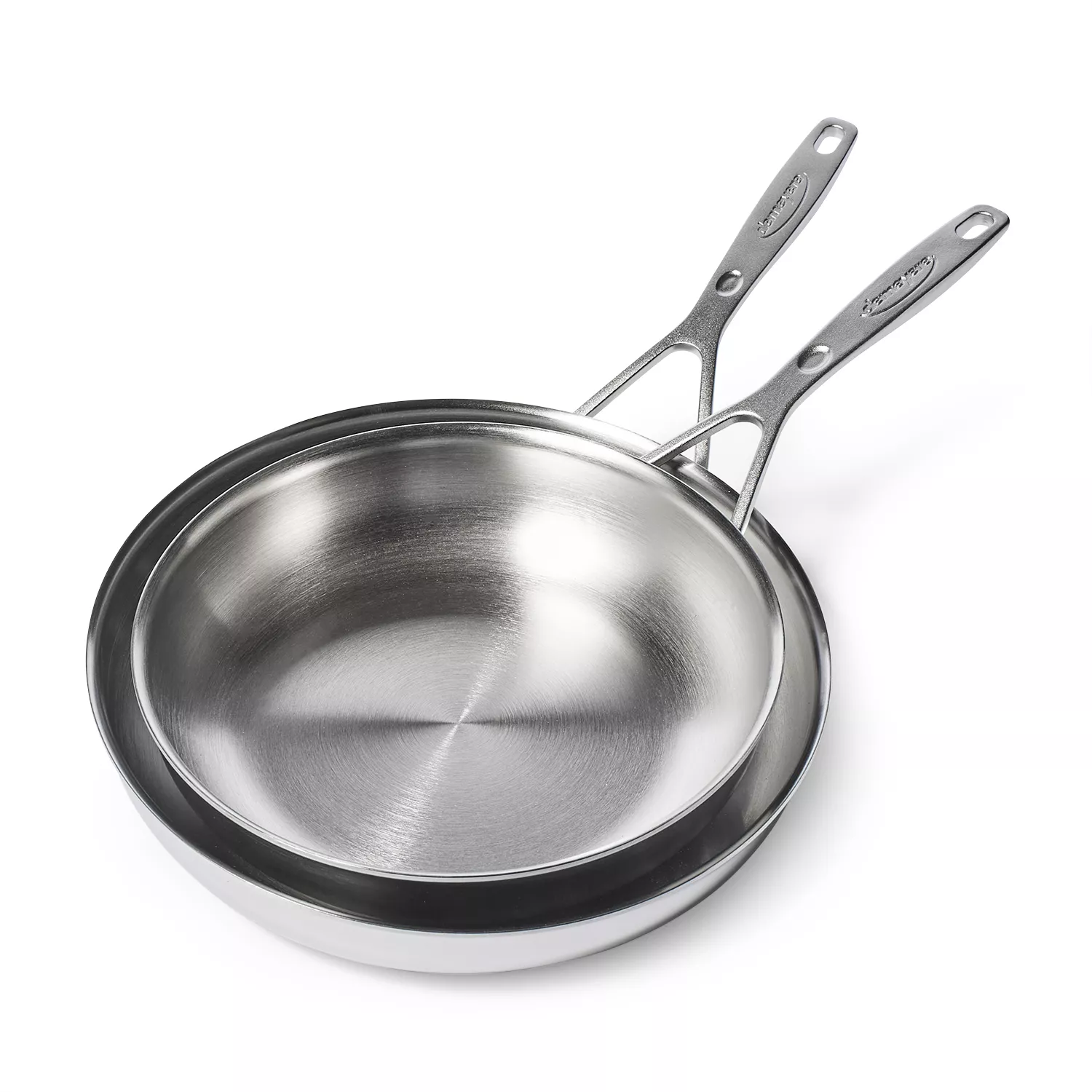 Sur La Table Classic 5-Ply Stainless Steel 2-Piece Skillet Set, 8 & 10