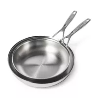 Demeyere Industry5 Stainless Steel Skillets, Set of 2 | Sur La Table