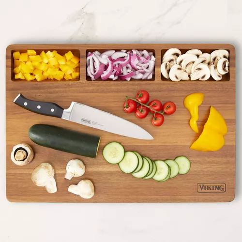 Viking Acacia Wood Butcher Block Prep and Serving Board