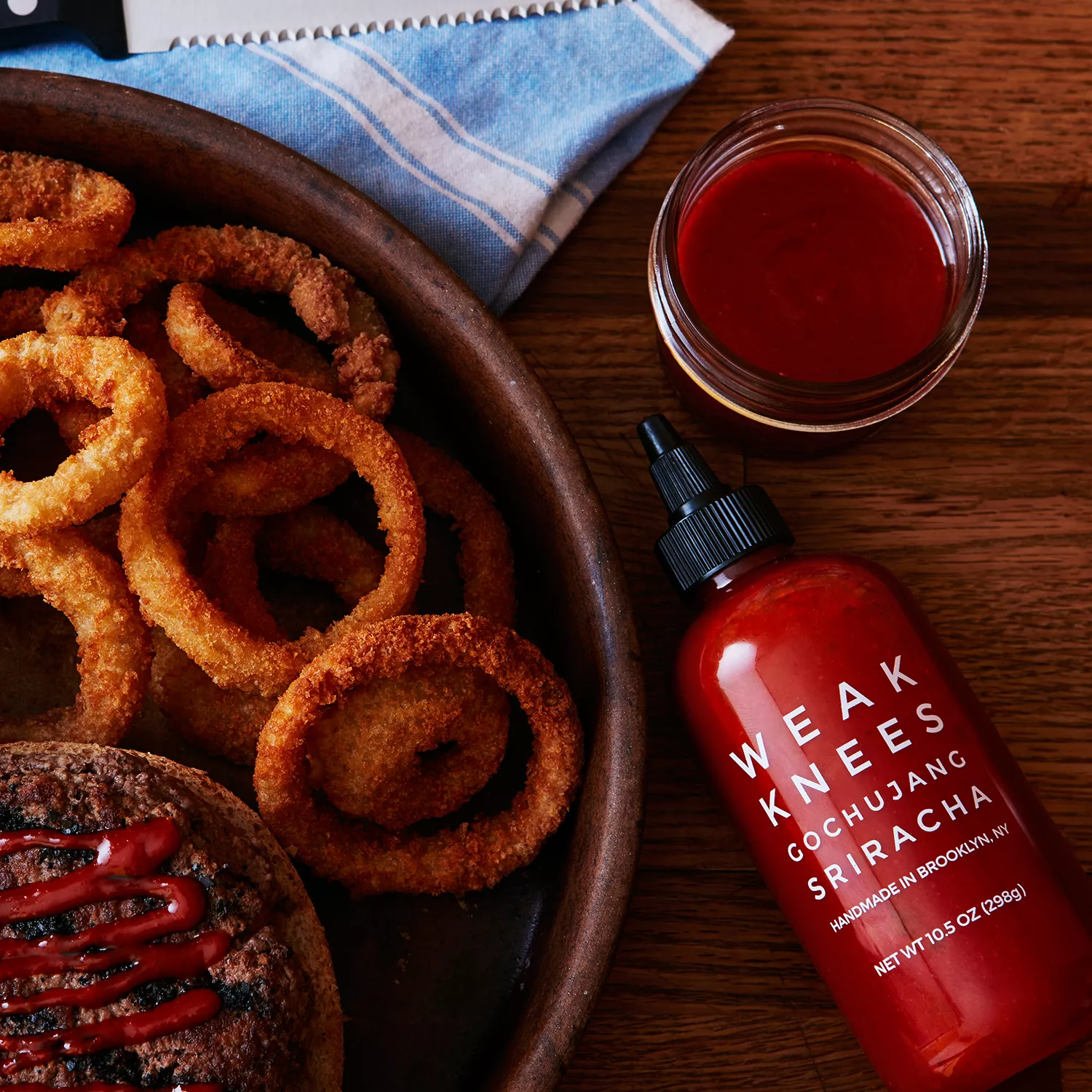 Bushwick Kitchen Weak Knees Gochujang Sriracha