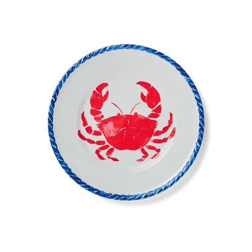  Sur La Table Crab Melamine Dinner Plate