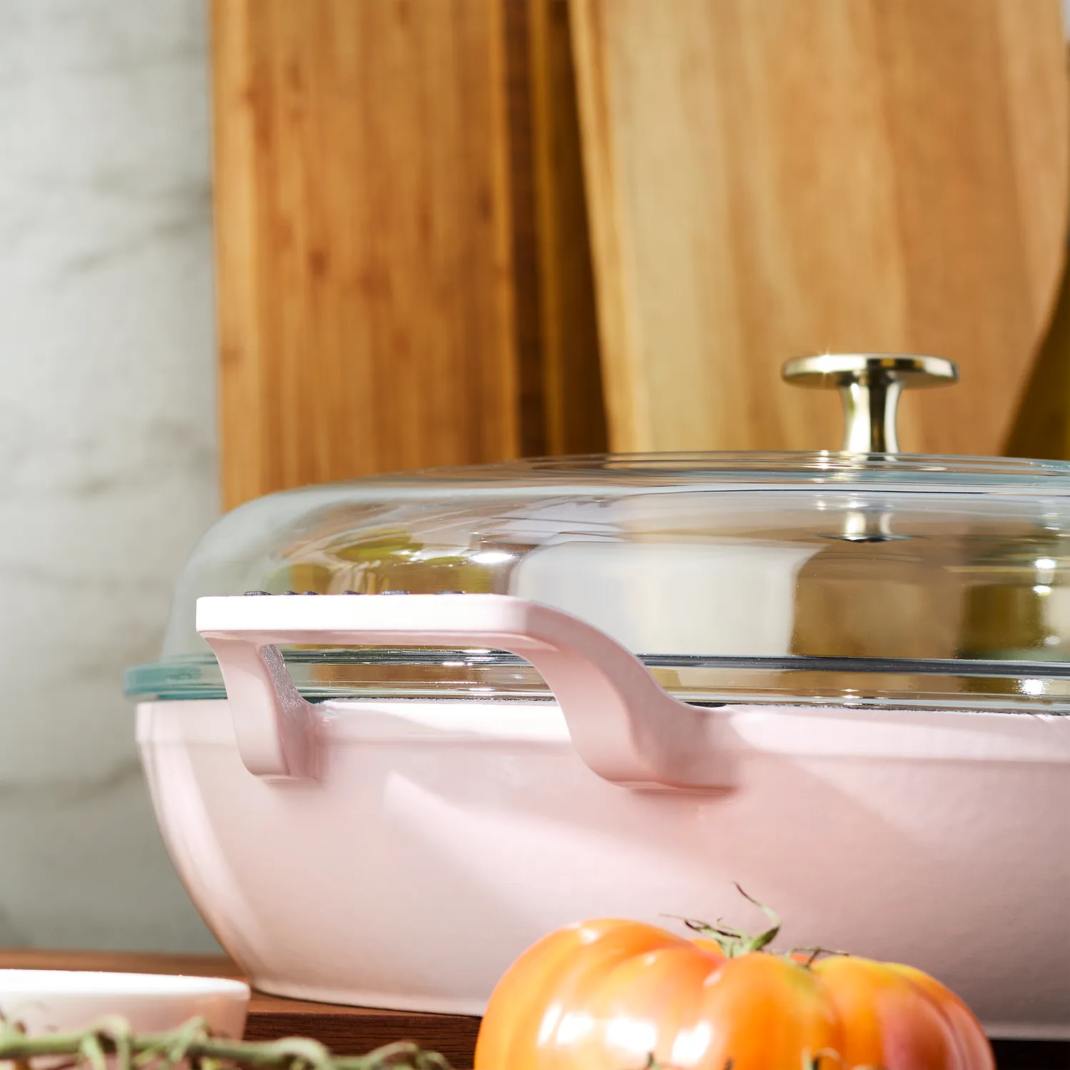 Staub Heritage All-Day Pan with Domed Glass Lid, 3.5 qt.