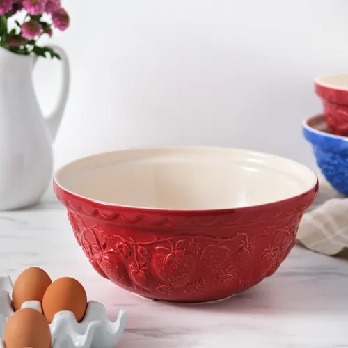 Mason Cash Strawberry Mixing Bowl, 4.25 qt.
