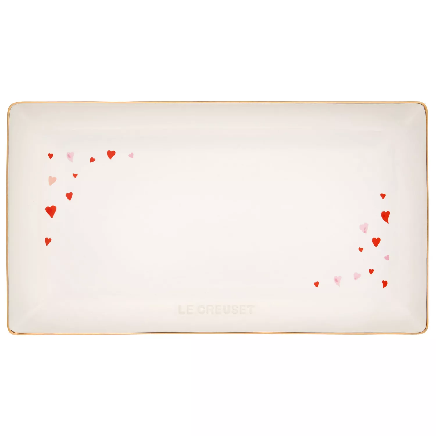 Le Creuset L'Amour Heart Applique Rectangular Tray