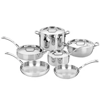 Cuisinart French Classic Stainless Steel 10-Piece Cookware Set