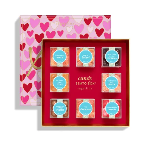 Sugarfina Valentine's Day 2026 XOXO Candy Bento Box®, 8 pieces