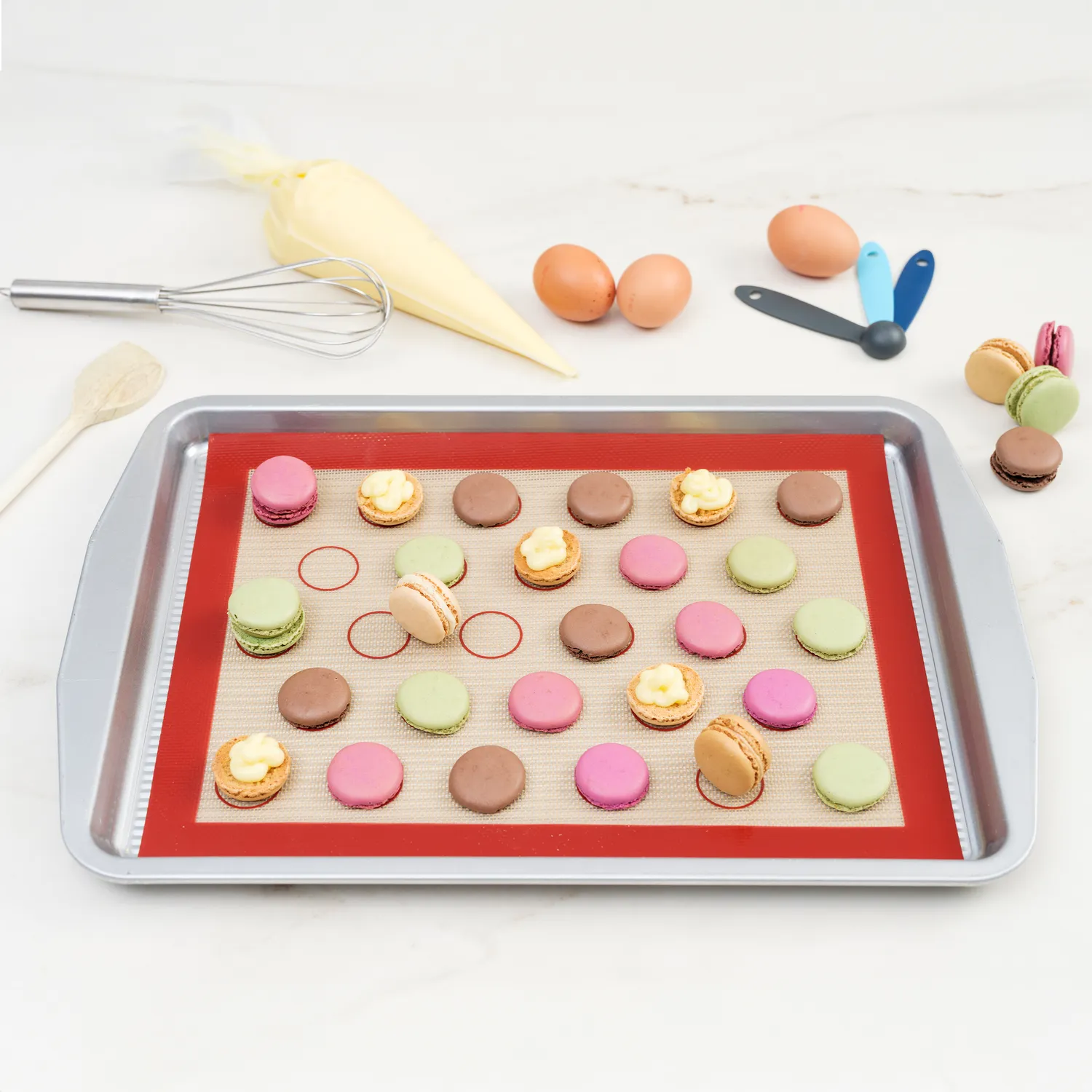 NoStik Silicone Macaron Baking Mat