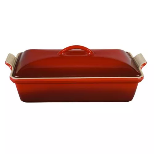Le Creuset Heritage Stoneware Covered Baker, 4 qt.