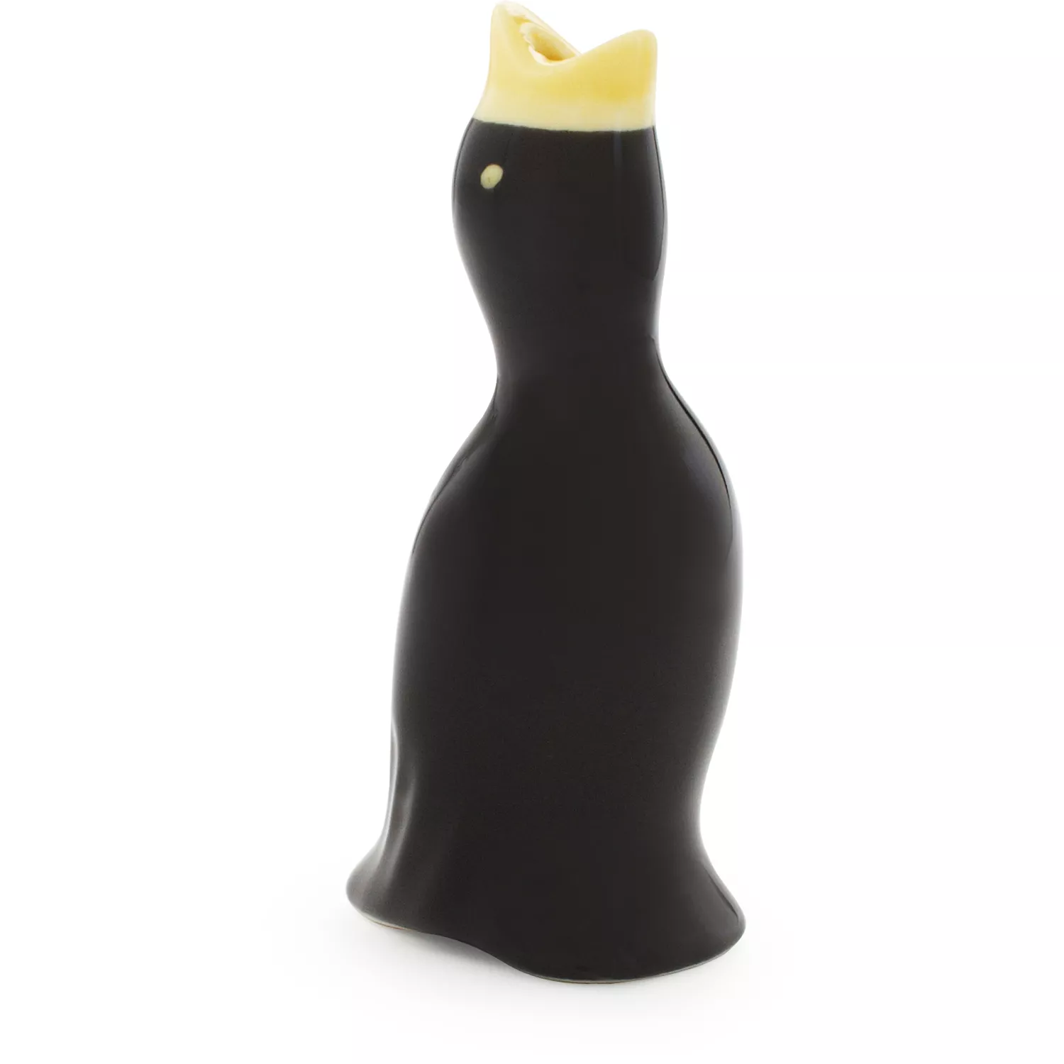 Black Ceramic Pie Bird