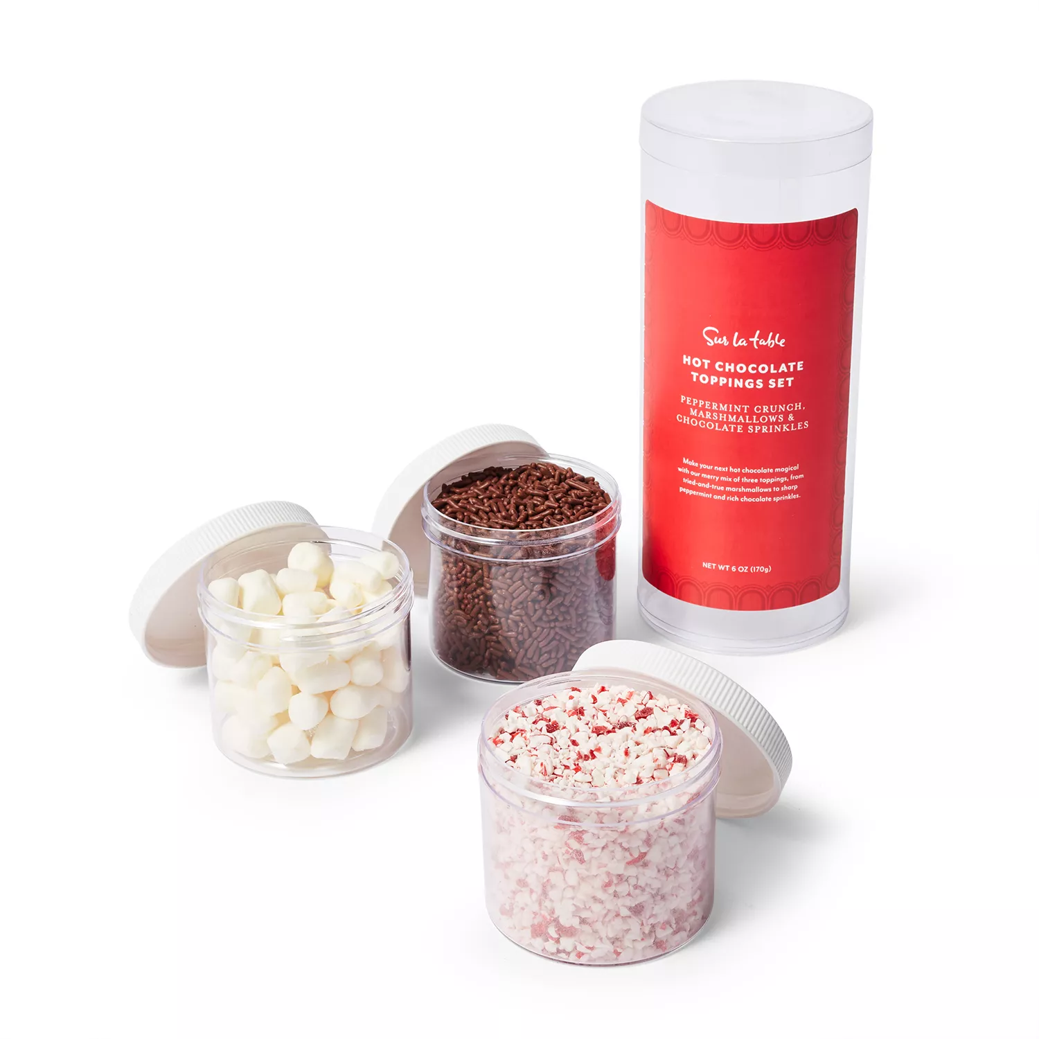  Peppermint Hot Cocoa Topper set of 2 : Grocery & Gourmet Food