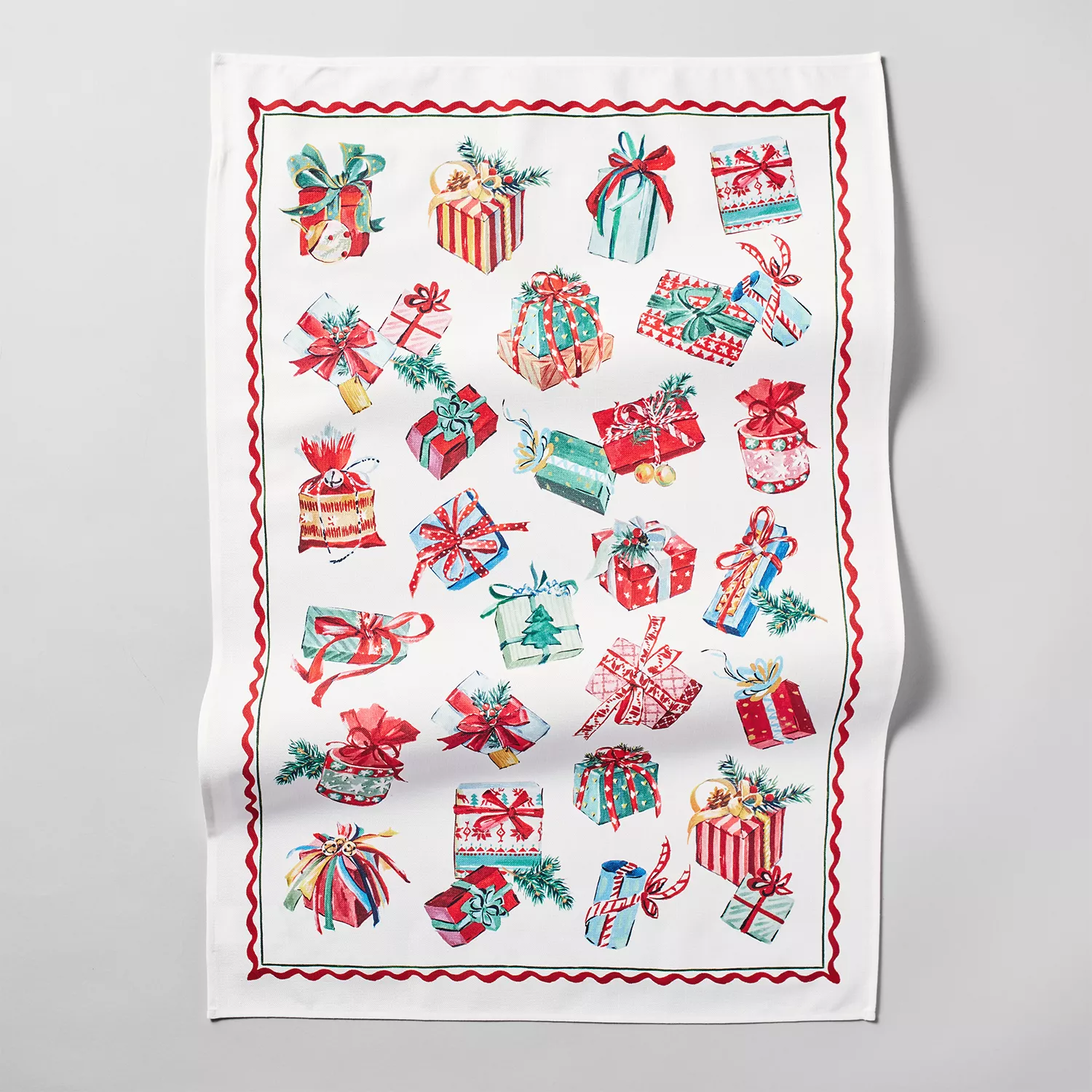 Sur La Table Snowy Village Kitchen Towel