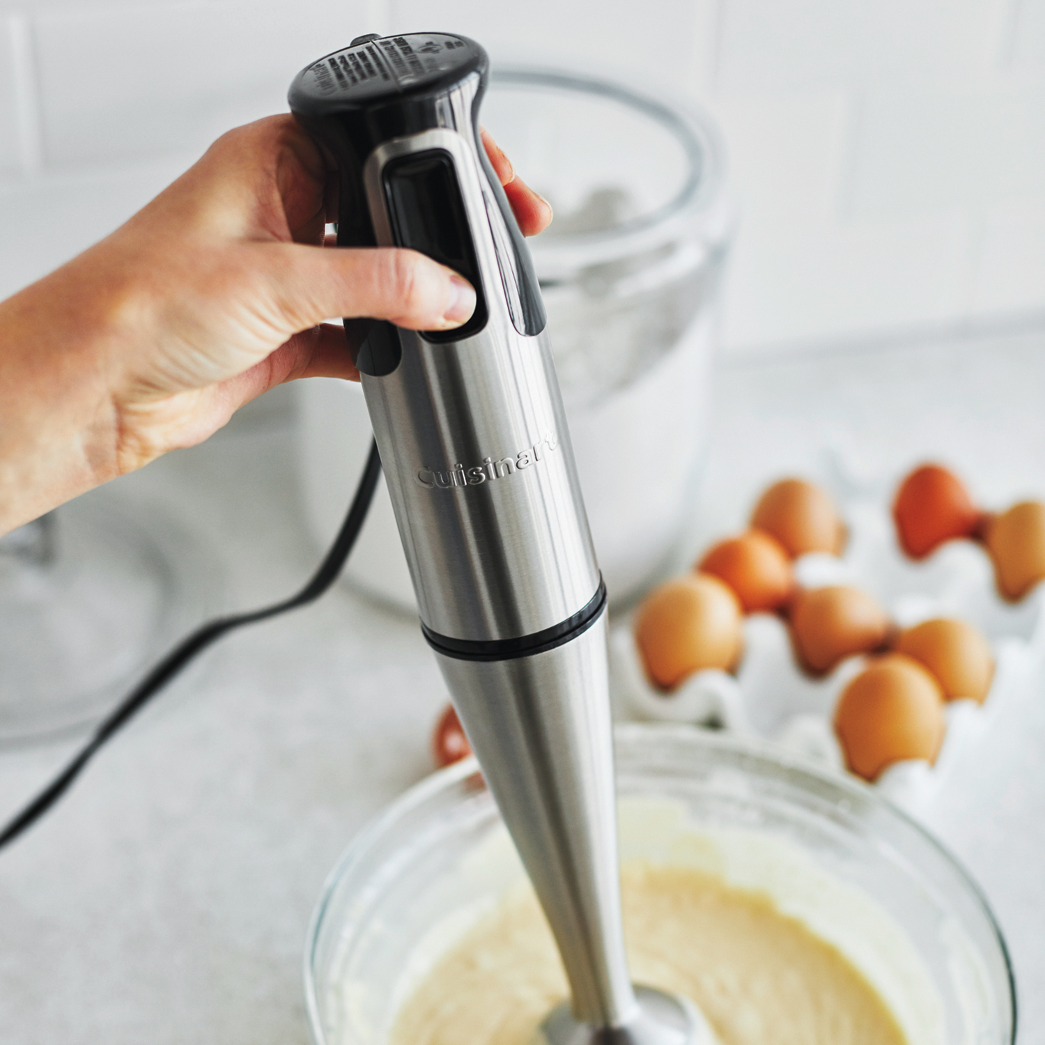 Cuisinart Smart Stick 2-Speed Red Immersion Blender with 3-Cup