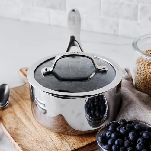 GreenPan Stainless Steel Valencia Pro Saucepan w/ Lid, 1.6 qt.
