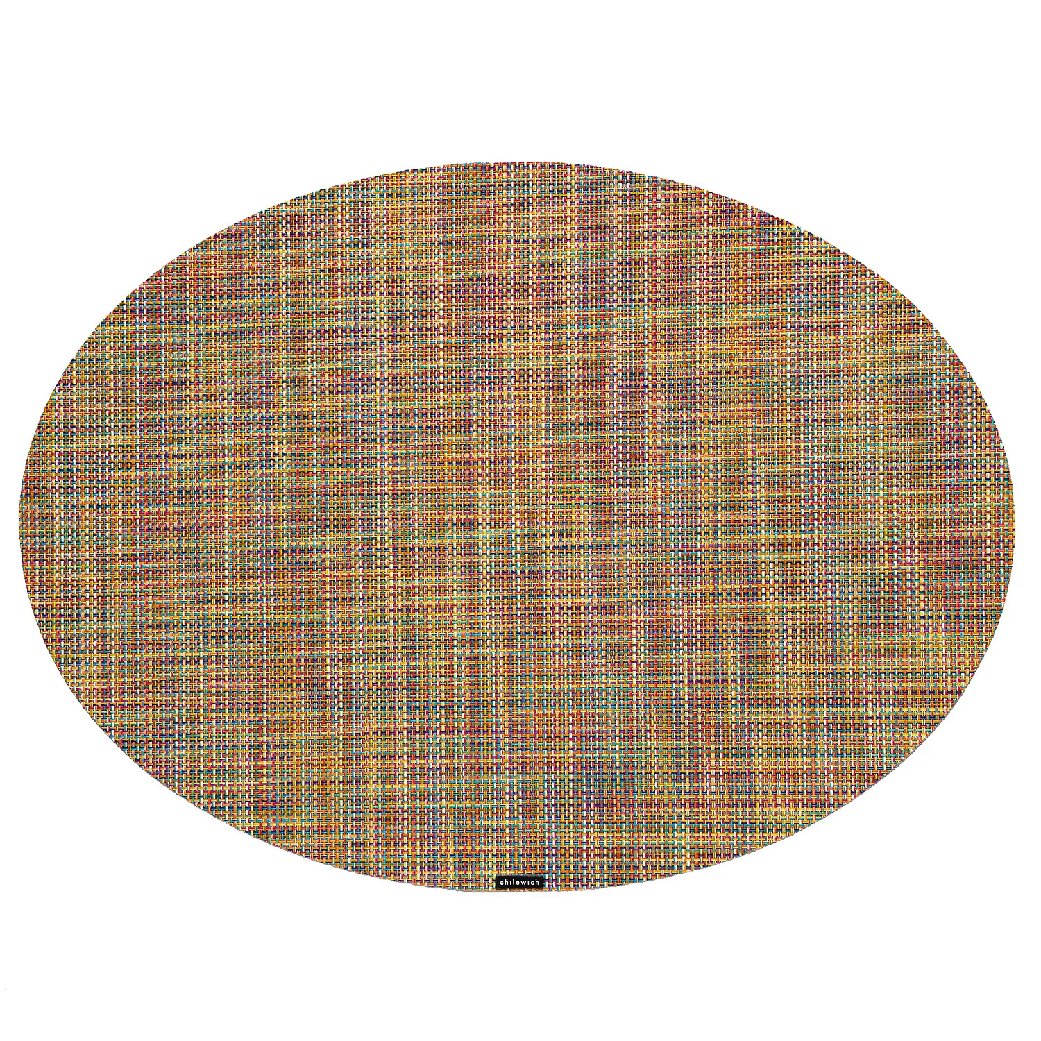Chilewich Mini Basketweave Oval Placemat, 14&#34; x 19.25&#34;