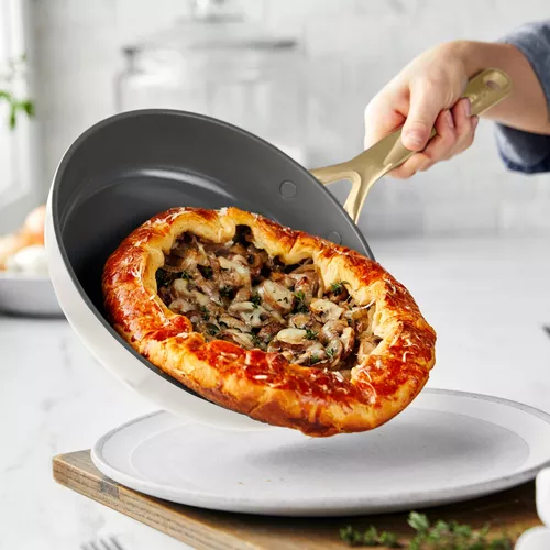 GreenPan GP5 11-Piece Cookware Set with Champagne Handles