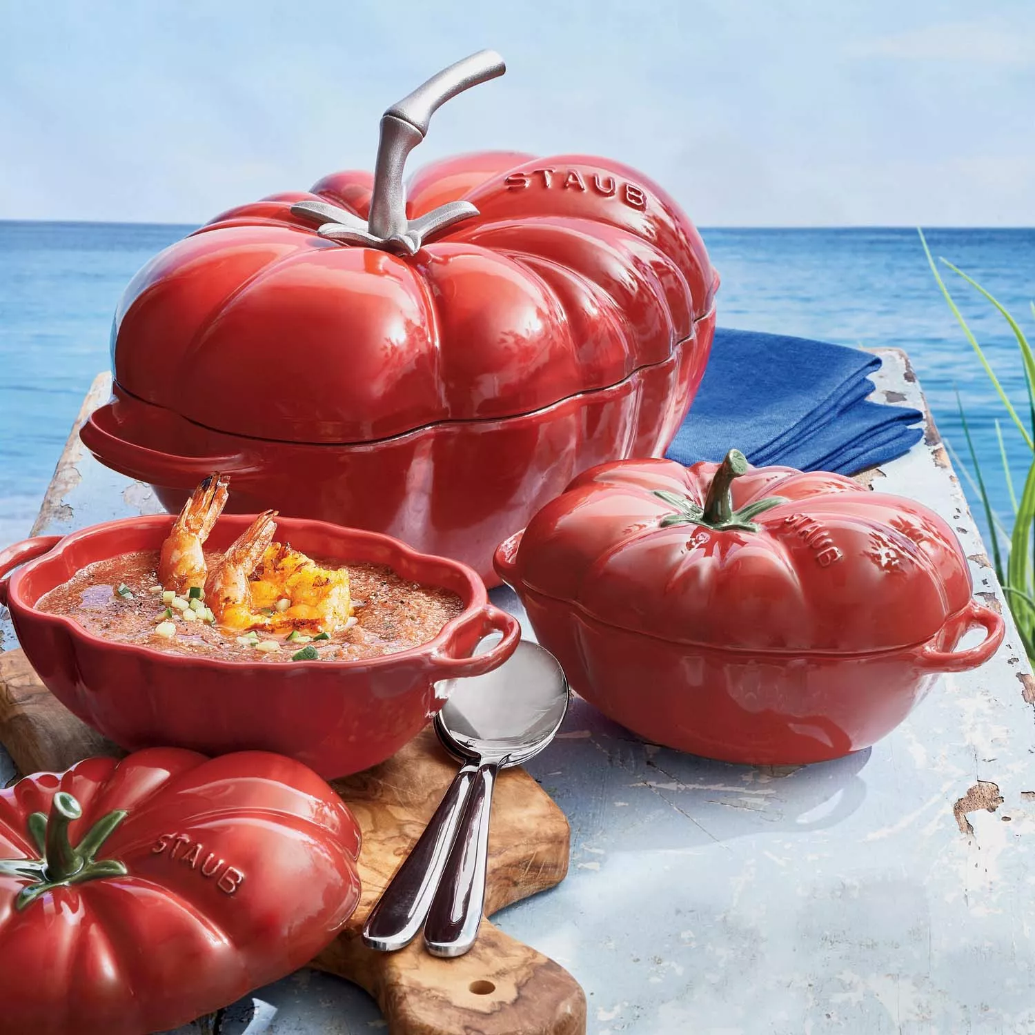 Staub Tomato Dutch Oven, 3 qt.