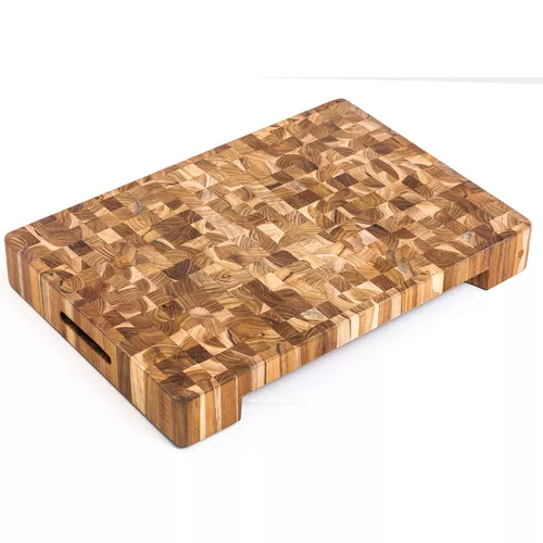 Teakhaus End-Grain Butcher Block w/ Bowl Cutout