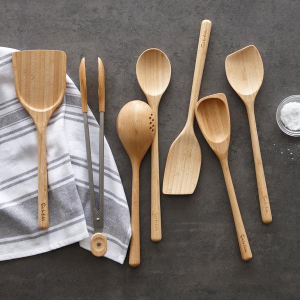 Sur La Table Bamboo Straining Spoon - thumbnail 2
