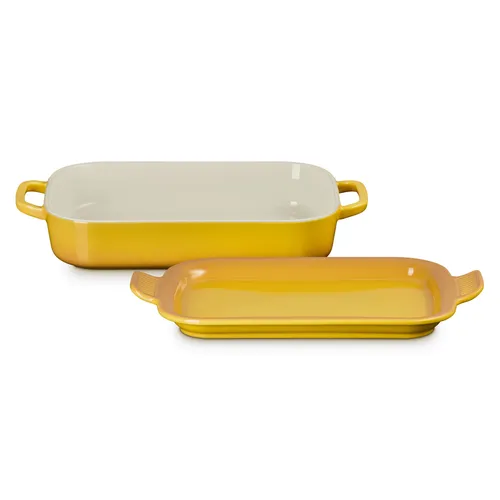 Le Creuset Rectangular Baker with Platter Lid