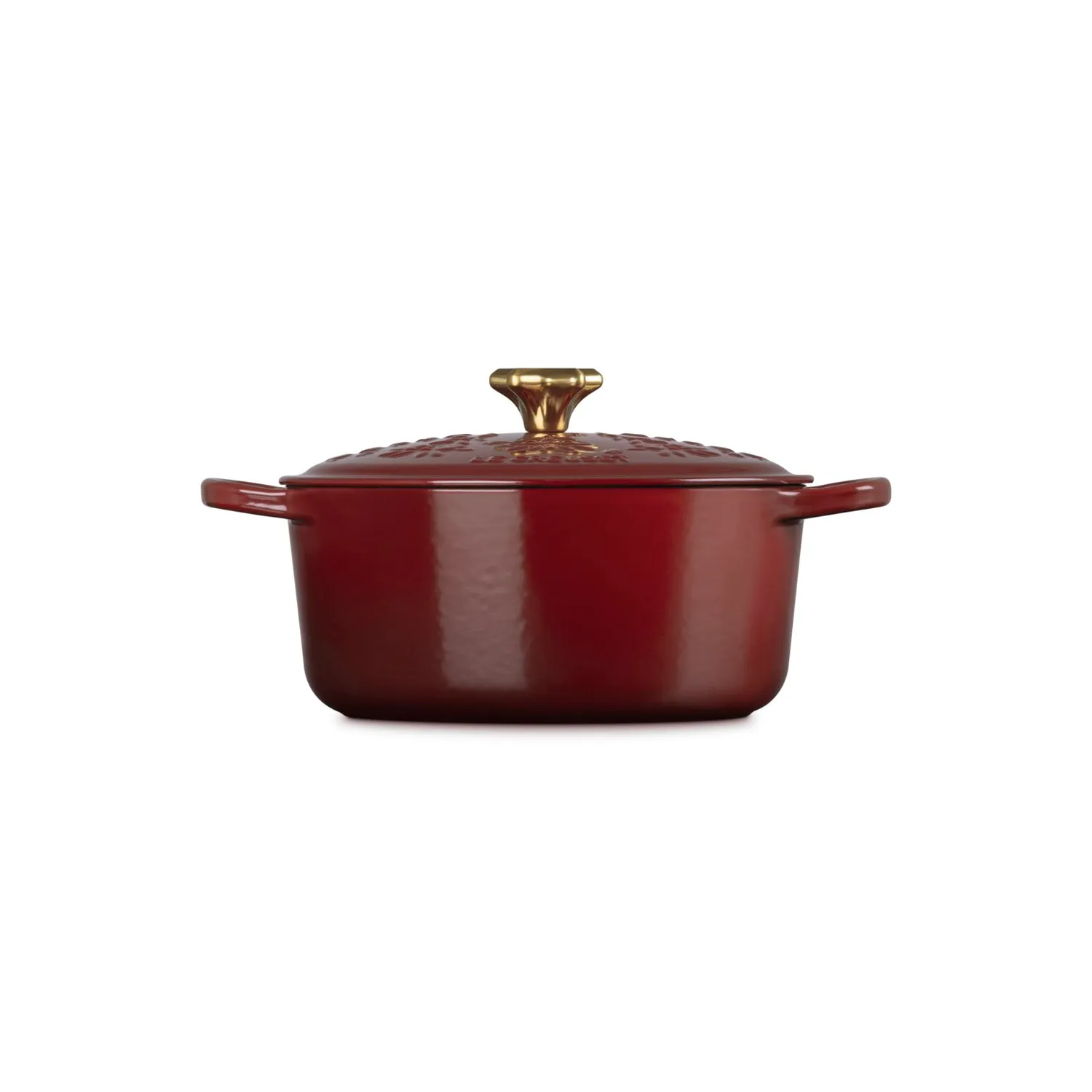 Le Creuset Noel Collection Signature 4.5-qt. Round Dutch Oven with Tree Embossed Lid