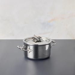 Ruffoni Opus Prima Hammered Stainless Steel Saucepot, 2 qt. 