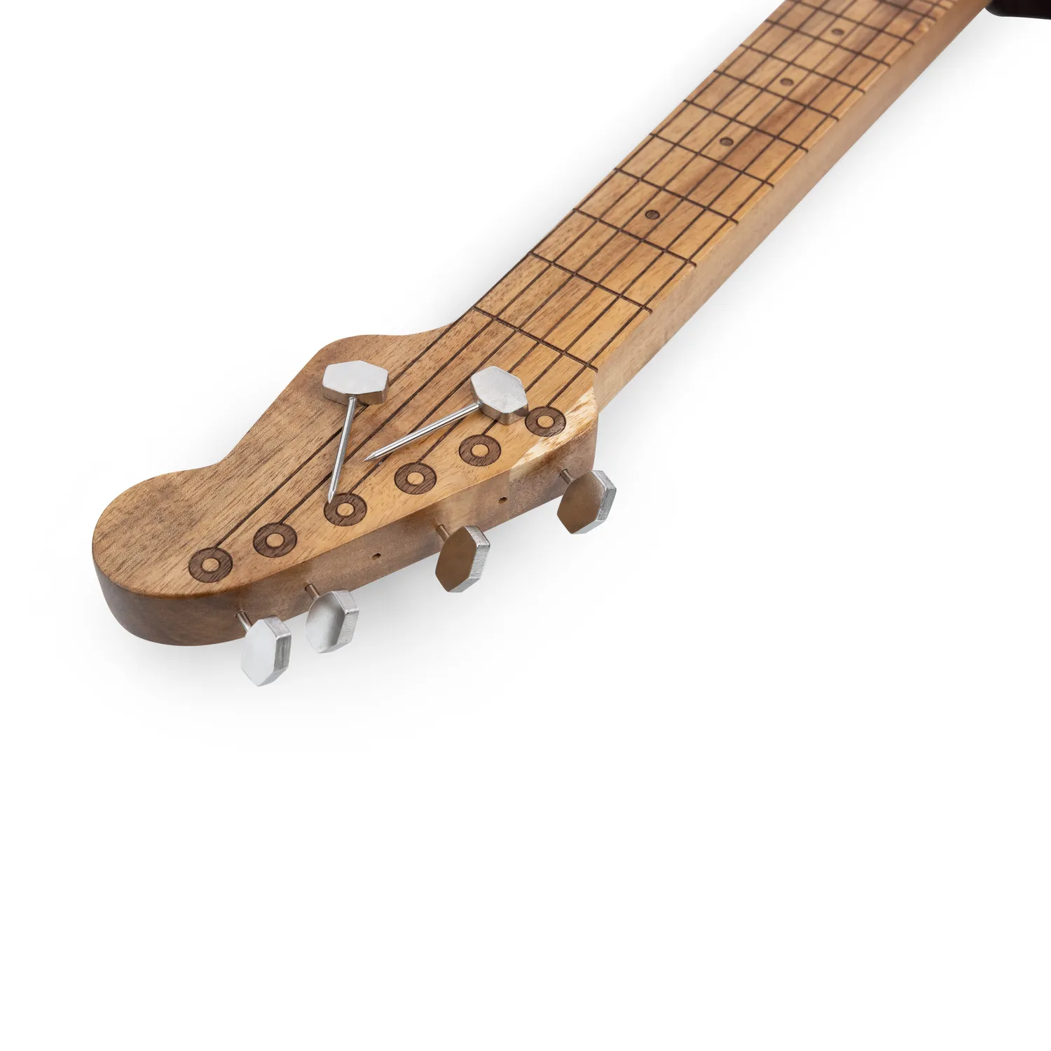 Picnic Time Guitar Legend Acacia Cheese Board & Tools Set