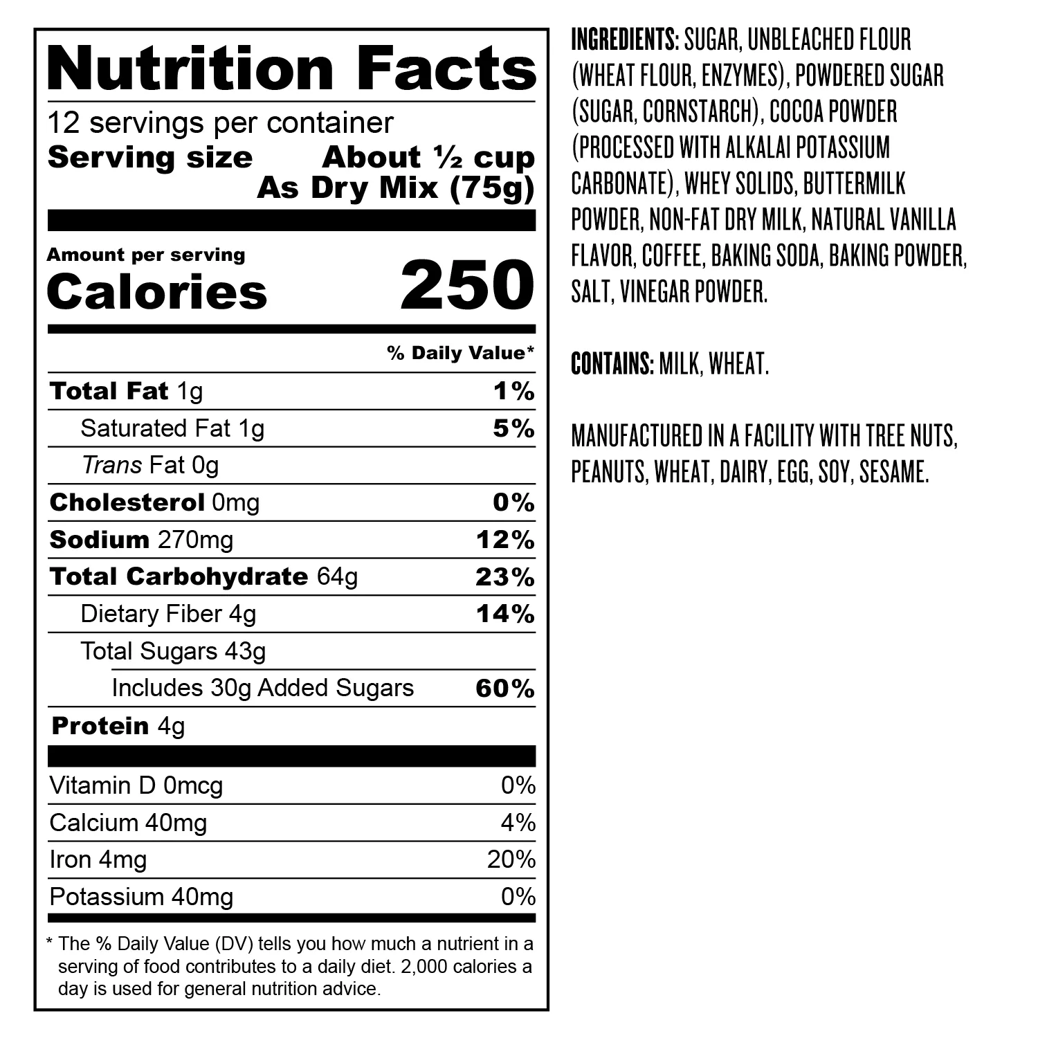 Sur La Table Classic Chocolate Bundt Cake Mix