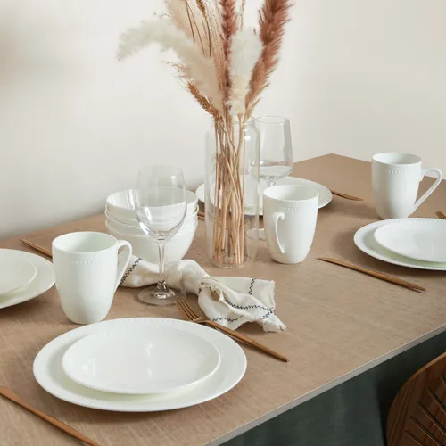 Stone Lain Ava Bone China 16-Piece Dinnerware Set