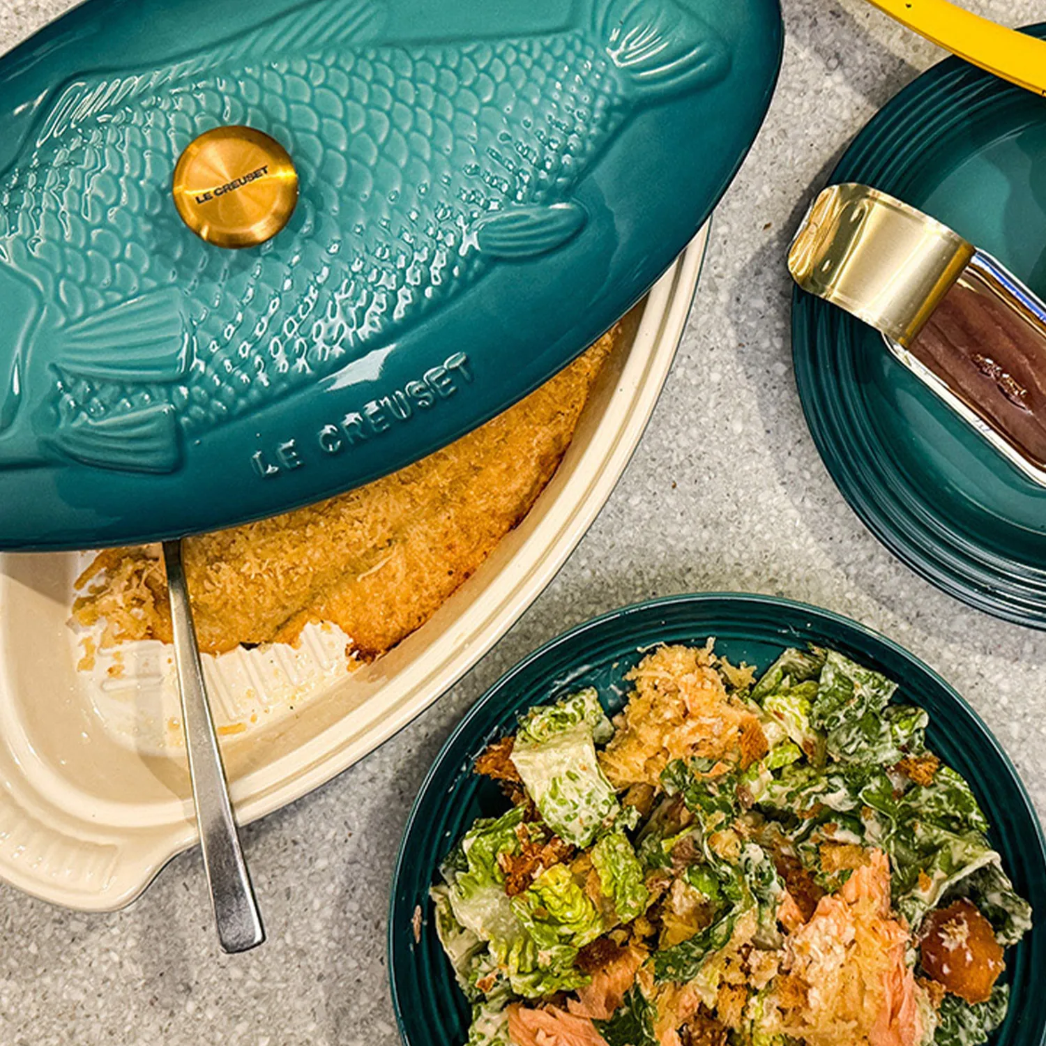 Le Creuset Oval Fish Baker with Lid