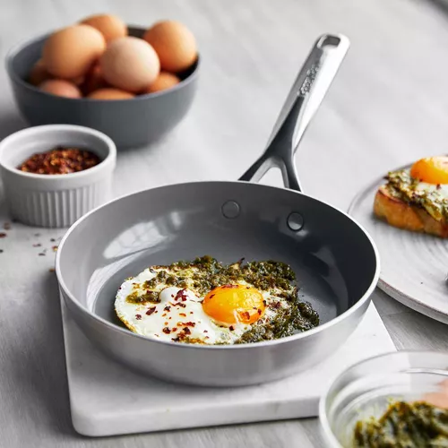 GreenPan GP5 Stainless Steel Skillet, 8"