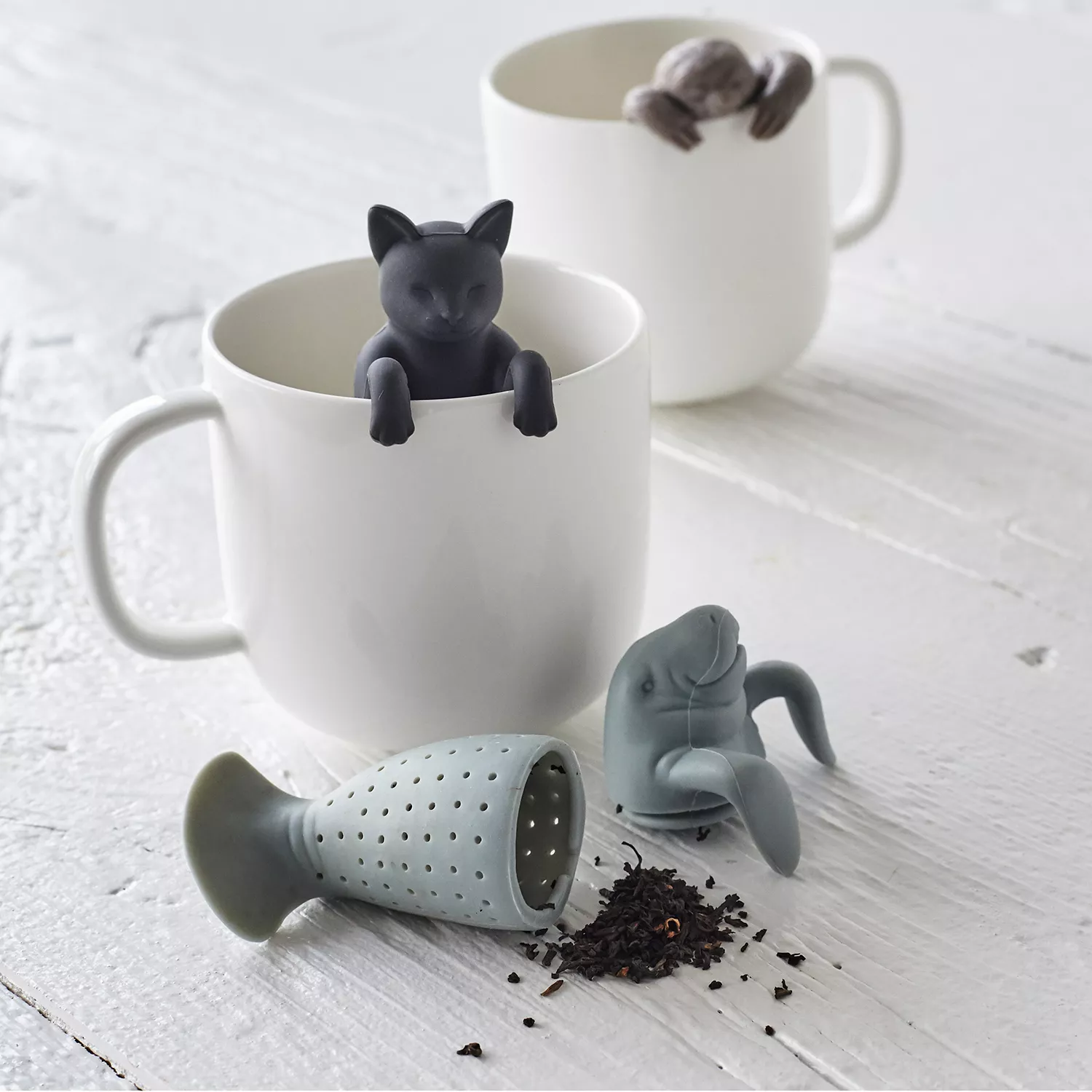 Purrrcy™ Cat Tea for One Set by Pinky Up® - ShopperBoard
