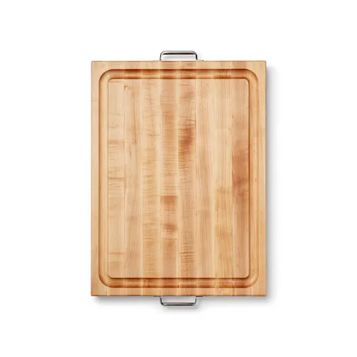 John Boos Maple Edge-Grain Reversible Cutting Board w/ Handles, 24&#34; x 18&#34;