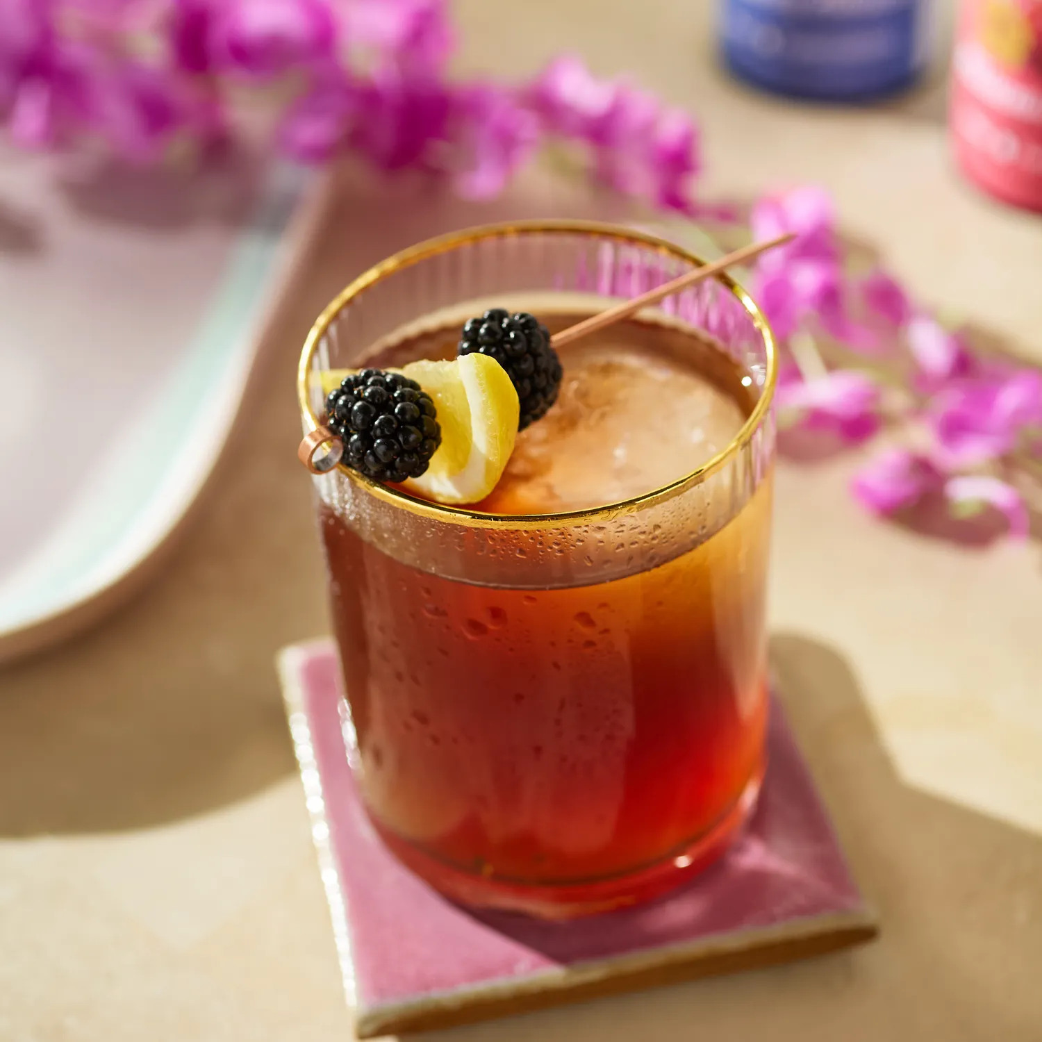 The Republic of Tea Cold Brew Hibiscus Aronia Blackberry Iced Tea 