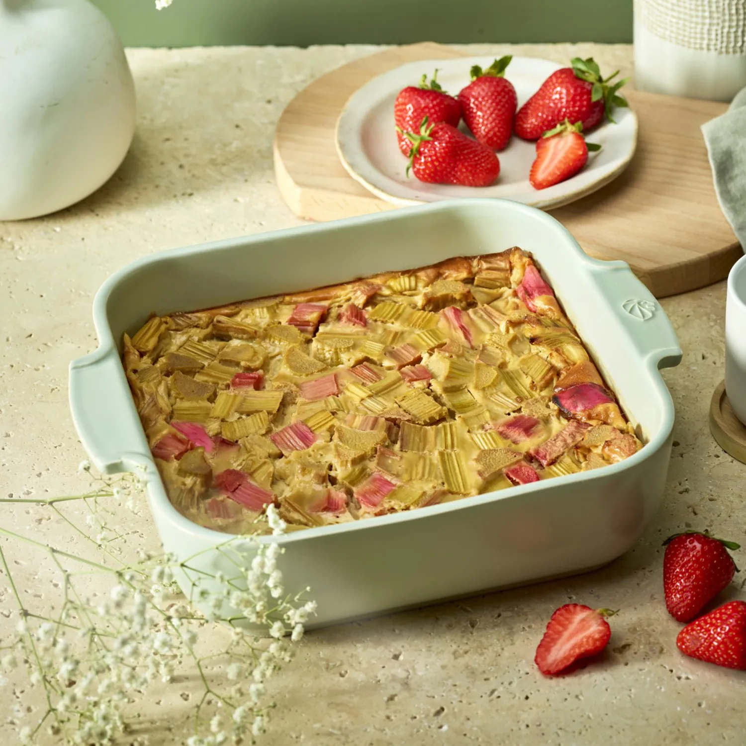 Peugeot Appolia Stoneware Square Baker, 11.5"