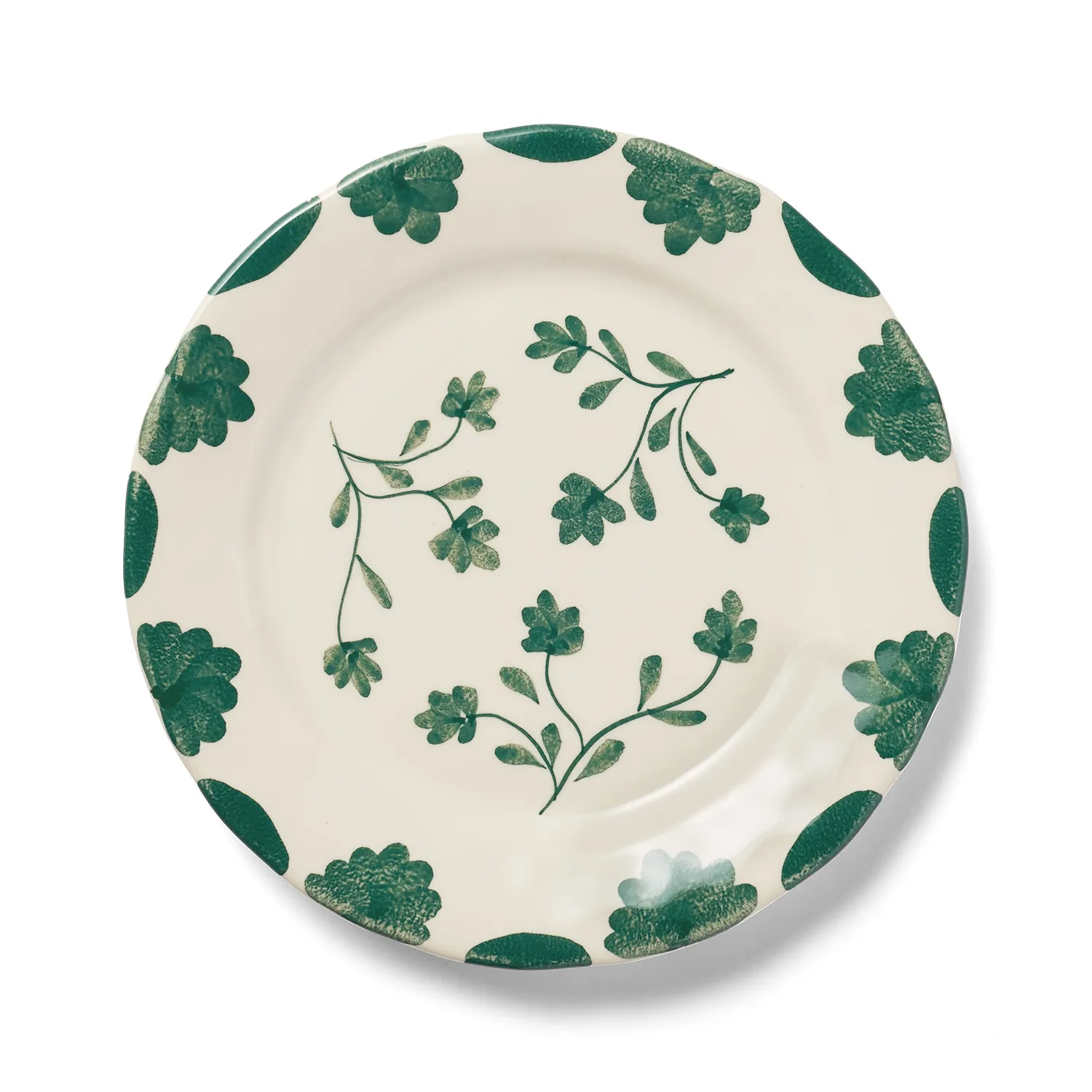 Sur La Table Floret Hand Painted Salad Plate