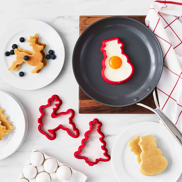 Sur La Table Holiday Pancake & Egg Molds, Set of 3