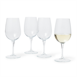 Sur La Table Bistro White Wine Glasses, Set of 4