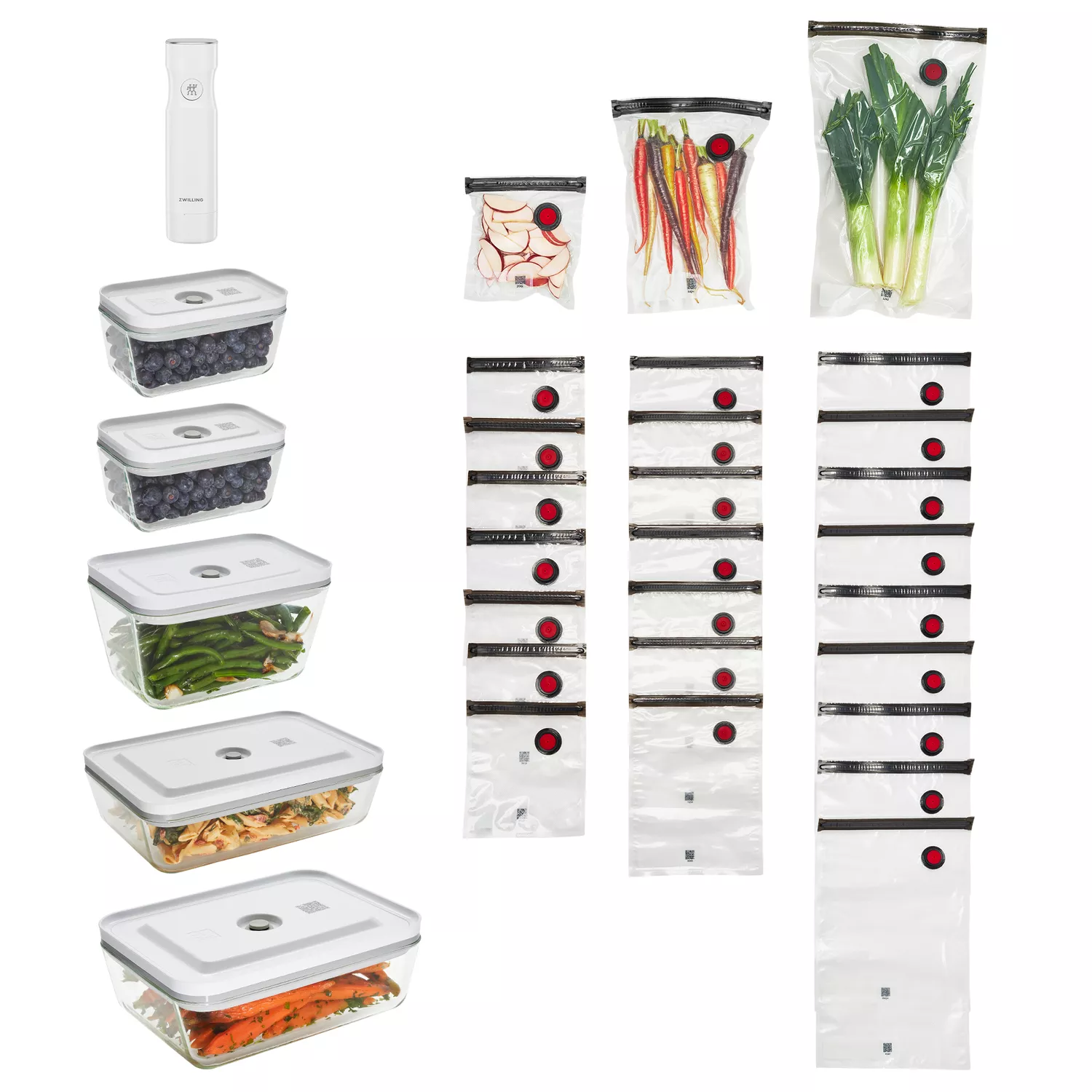 Zwilling Fresh & Save 32-Piece Vacuum Sealer Machine Set