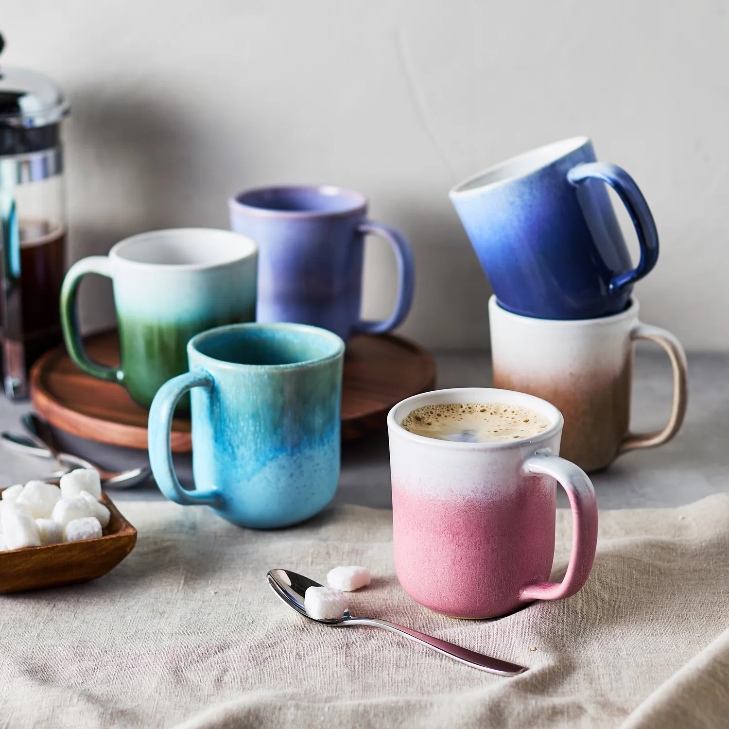 Sur La Table Reactive Glaze Mug