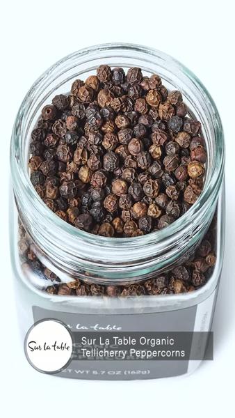 Sur La Table Organic Tellicherry Peppercorns