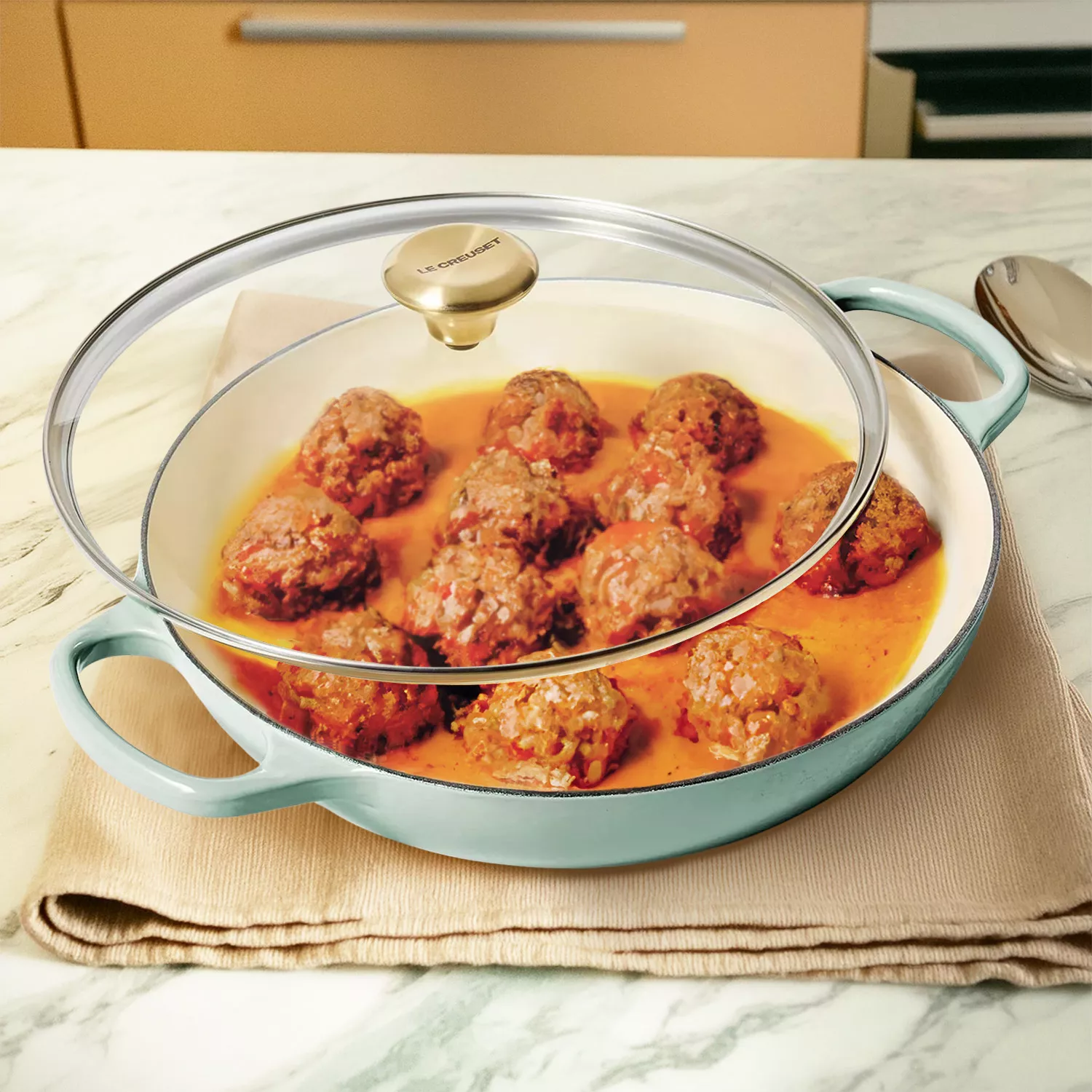 Le Creuset Buffet Casserole with Glass Lid, 3.5 qt.