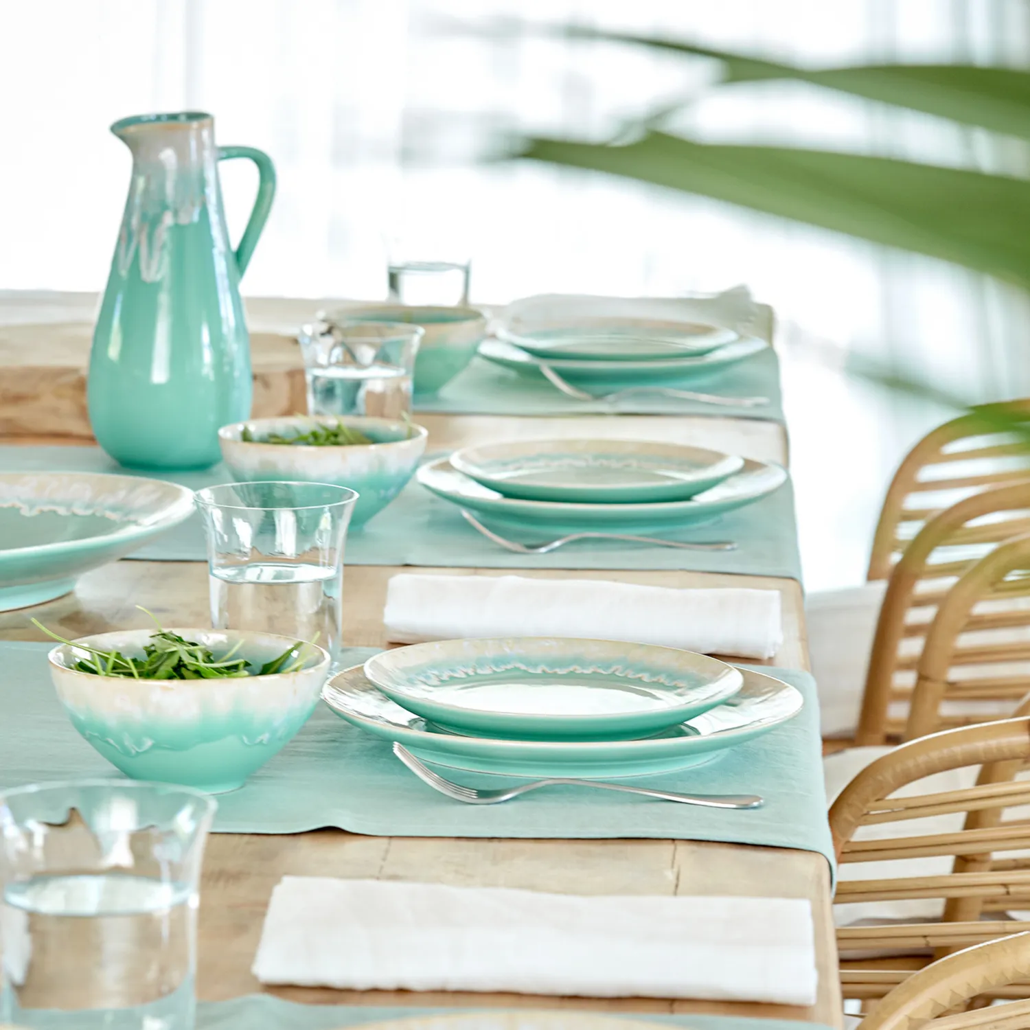 Costa Nova Taormina Salad Plates, Set of 6