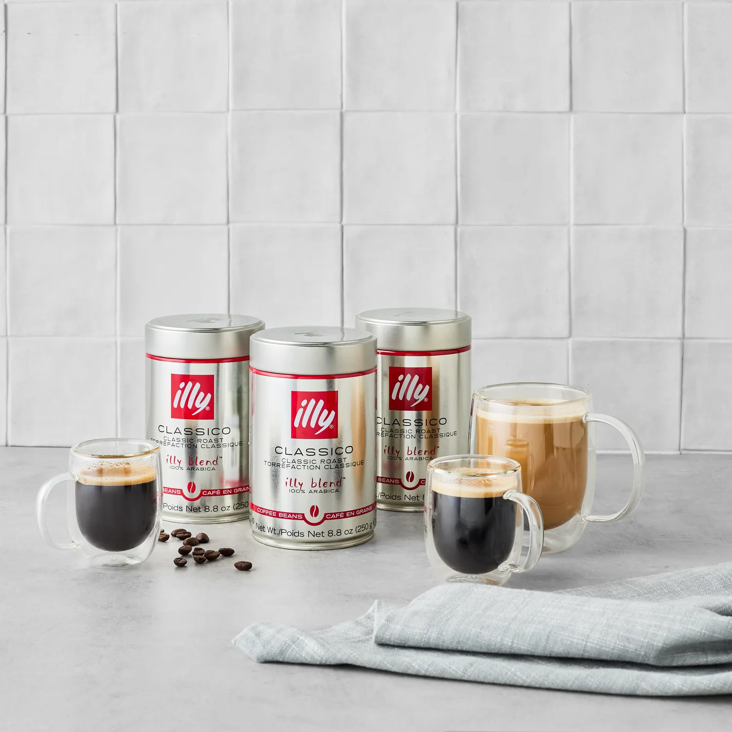 illy Whole Bean Classico Medium Roast Coffee 