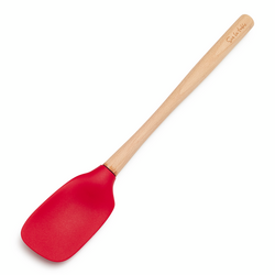 Sur La Table Flex-Core Silicone Spatula Spoon with Wood Handle Heavy handle and perfect spatula spoon