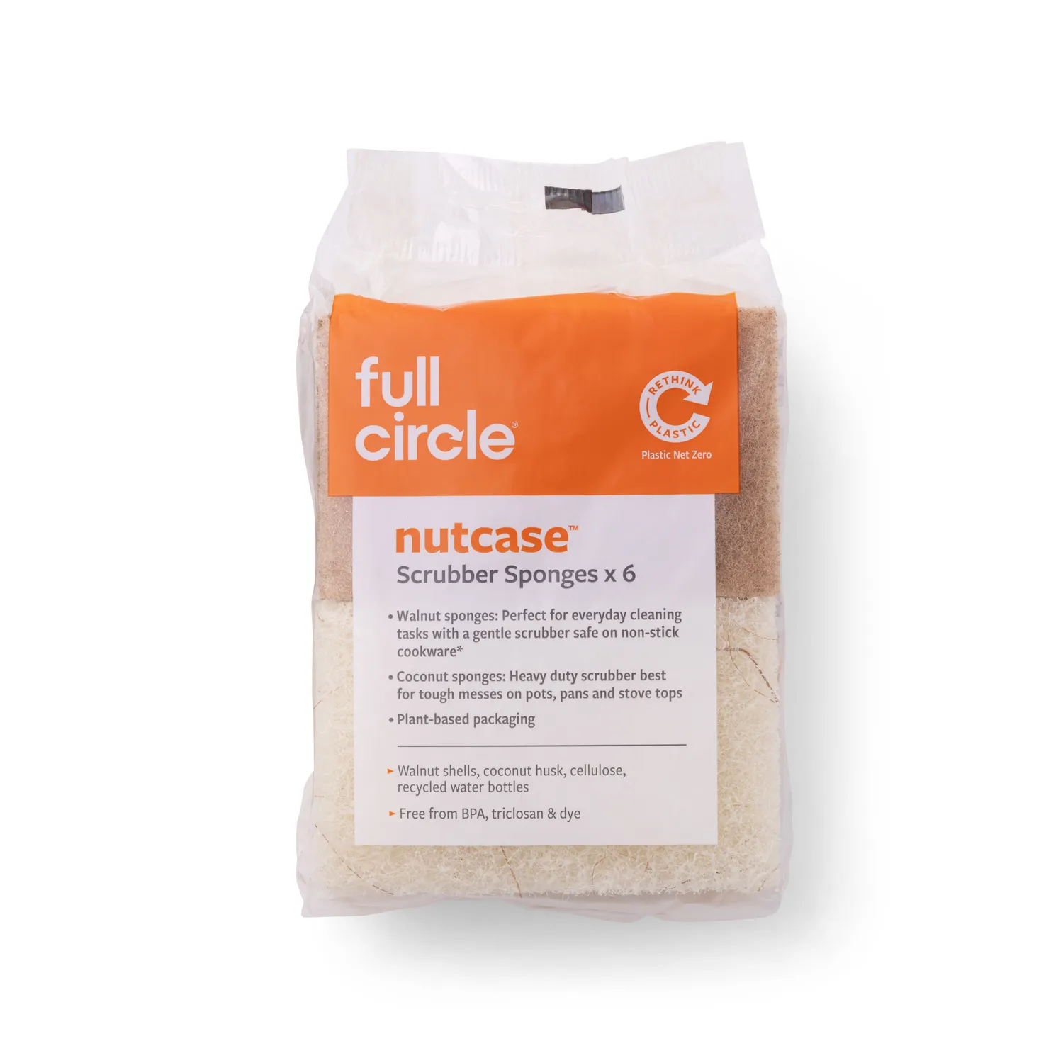 Full Circle Home Multipack Scrubbers & Sponges, Set of 6